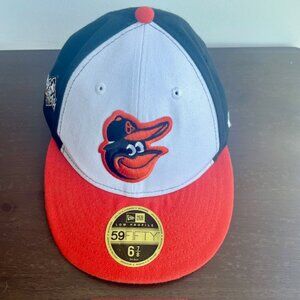 Baltimore Orioles New Era 59FIFTY 6 7/8 Hat Fitted Post Season 2023 On Field NEW